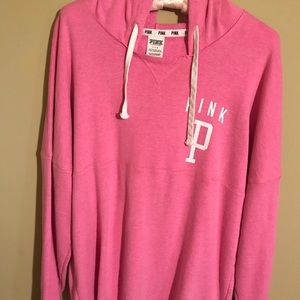 PINK pullover shoulder tunic